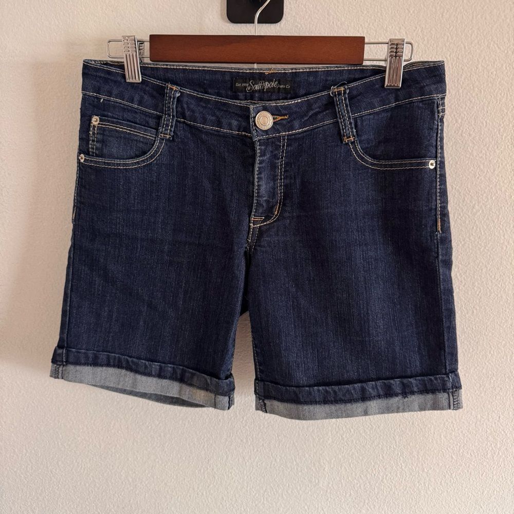 South Pole Women’s Jean Shorts Embellished Embroidered Size 9